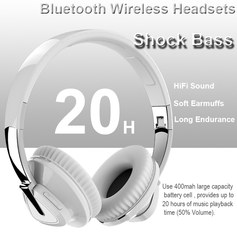 Audio Music Technology - Casque Bluetooth sans fil avec suppression