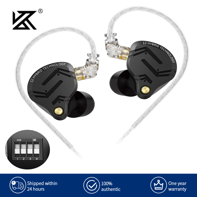 Audio Music Technology - Écouteurs intra-auriculaires KZ ZS12 PRO X