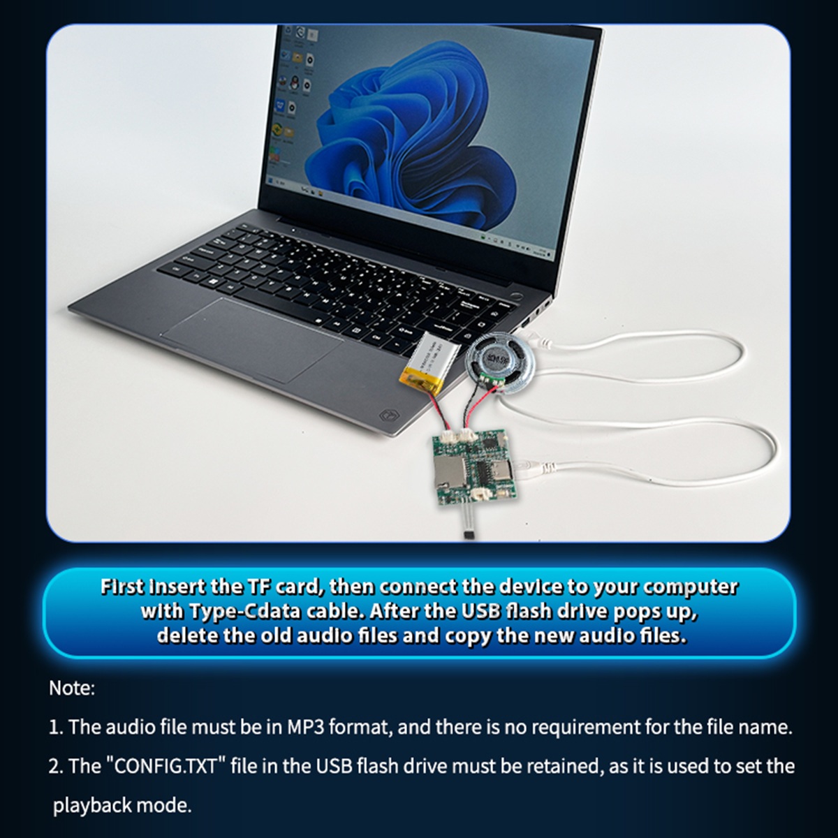 Module enregistreur sonore pro - Audio Music To Download avis et prix