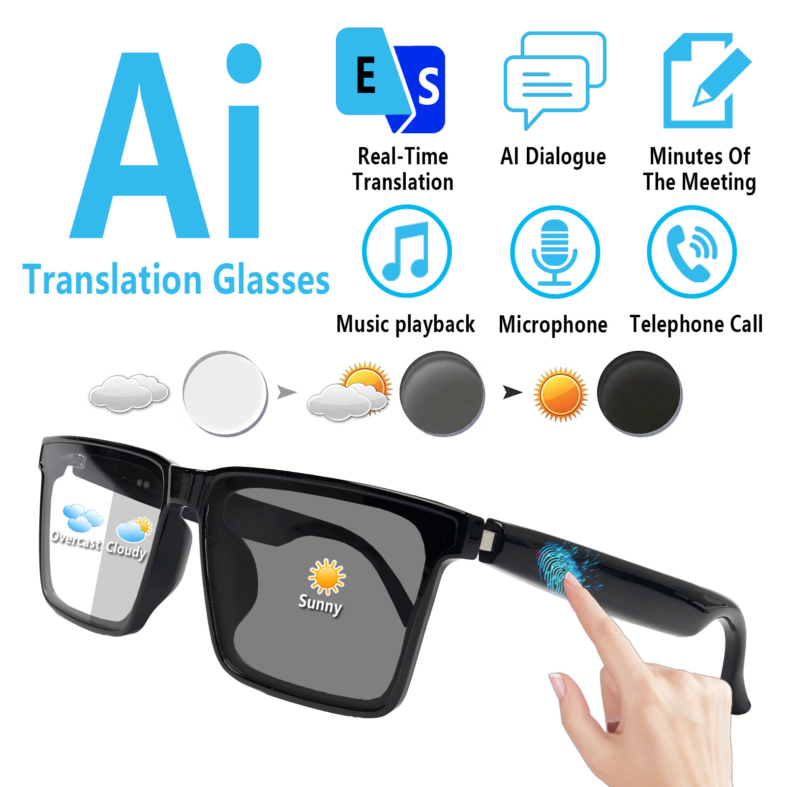 Lunettes audio intelligentes a - Audio Music Hifi avis et prix